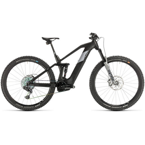 Bicicleta BICICLETA CUBE STEREO HYBRID 140 HPC SLT 625 29 Carbon Silver 2020
