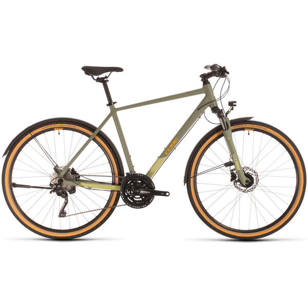Bicicleta BICICLETA CUBE NATURE EXC ALLROAD Green Orange 2020