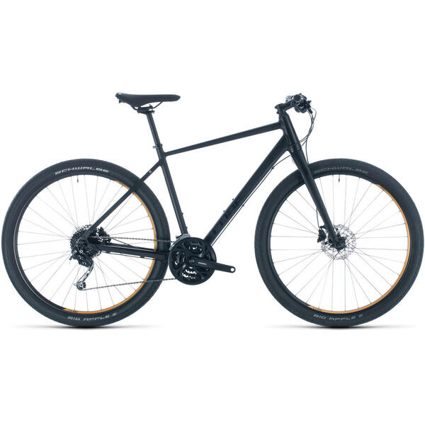 Bicicleta BICICLETA CUBE HYDE Black Yellow 2020