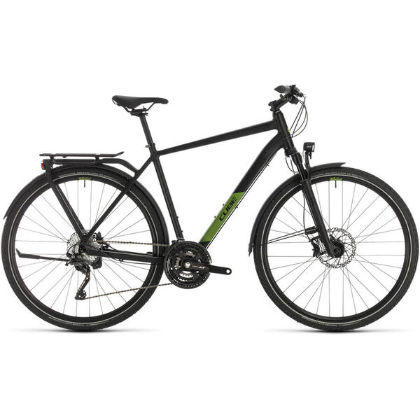 Bicicleta BICICLETA CUBE KATHMANDU SL Black Green 2020