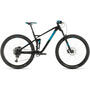 Bicicleta BICICLETA CUBE STEREO 120 PRO 29 Black Blue 2020
