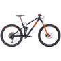 Bicicleta BICICLETA CUBE STEREO 140 HPC TM 27.5 Grey Orange 2020