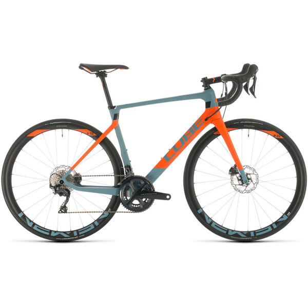 Bicicleta BICICLETA CUBE AGREE C:62 RACE Bluegrey Orange 2020