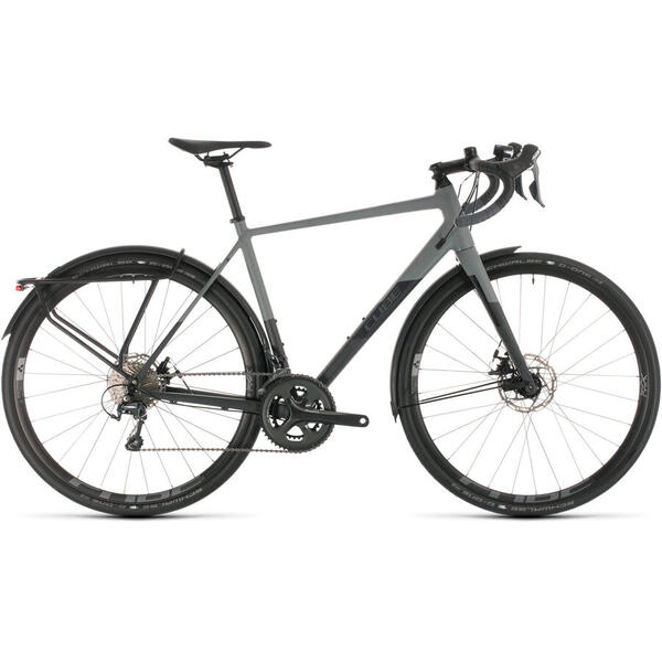 Bicicleta BICICLETA CUBE NUROAD PRO FE Grey Black 2020