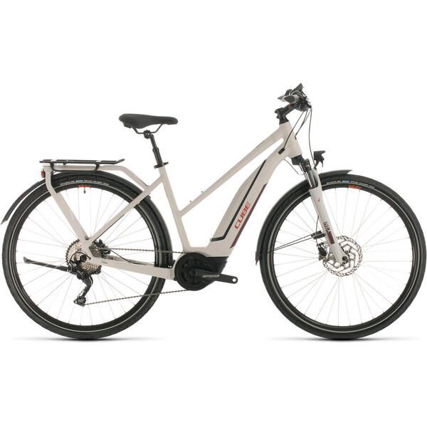 Bicicleta BICICLETA CUBE TOURING HYBRID PRO 500 TRAPEZE Grey Red 2020