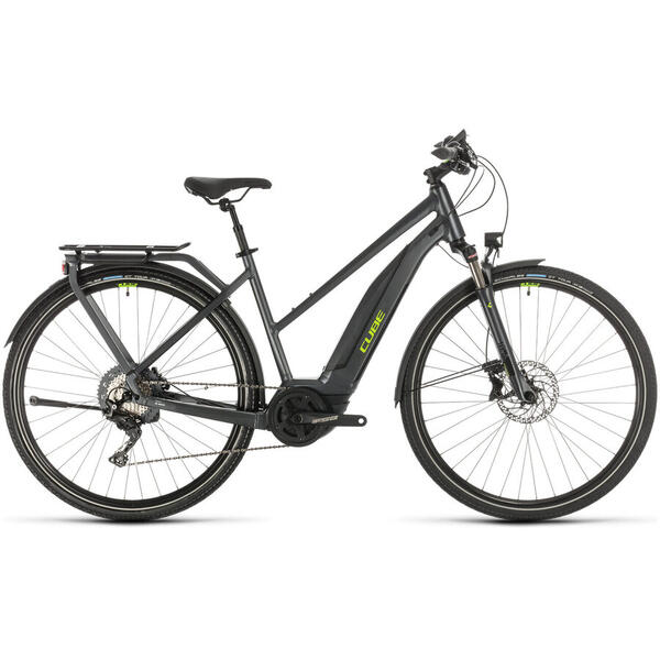 Bicicleta BICICLETA CUBE TOURING HYBRID EXC 500 TRAPEZE Iridium Green 2020