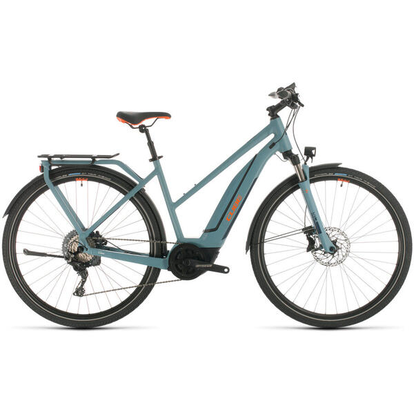 Bicicleta BICICLETA CUBE TOURING HYBRID EXC 500 TRAPEZE Blue Orange 2020
