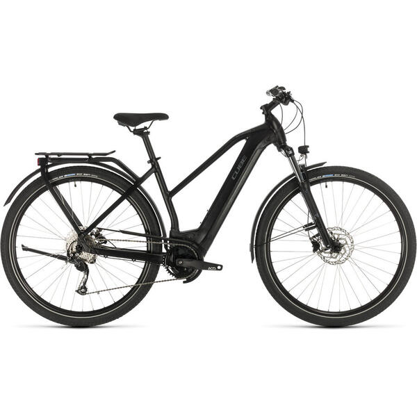 Bicicleta BICICLETA CUBE KATHMANDU HYBRID ONE 625 TRAPEZE Black Grey 2020