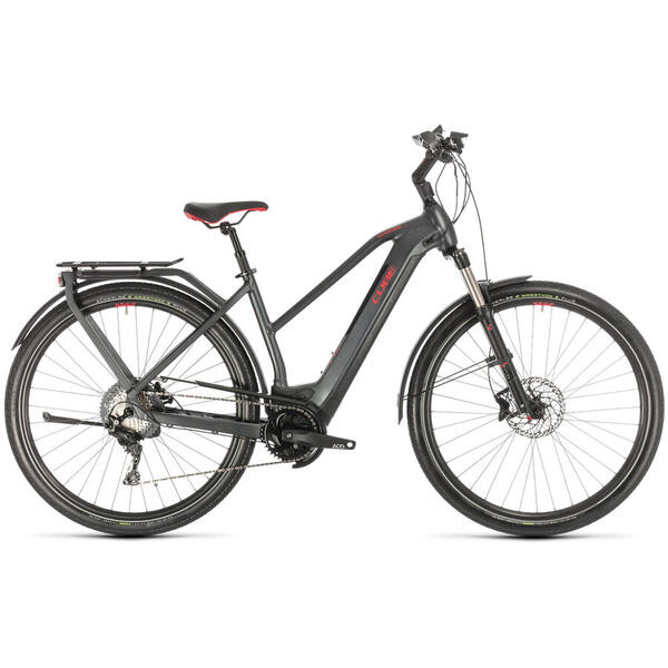 Bicicleta BICICLETA CUBE KATHMANDU HYBRID EXC 500 TRAPEZE Iridium Red 2020