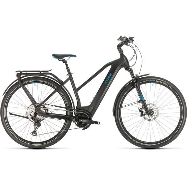 Bicicleta BICICLETA CUBE KATHMANDU HYBRID SL 625 TRAPEZE Black Blue 2020