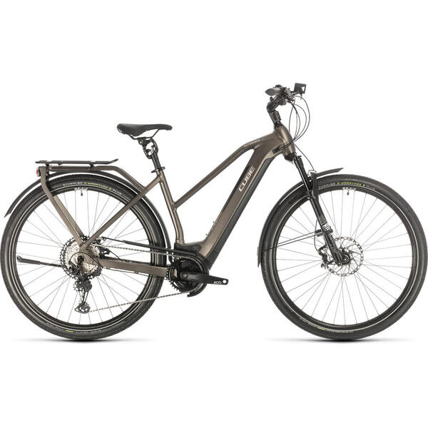 Bicicleta BICICLETA CUBE KATHMANDU HYBRID SLT 625 TRAPEZE Teak Silver 2020