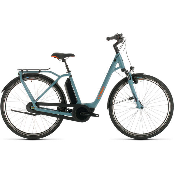 Bicicleta BICICLETA CUBE TOWN HYBRID PRO RT 400 EASY ENTRY Blue Orange 2020