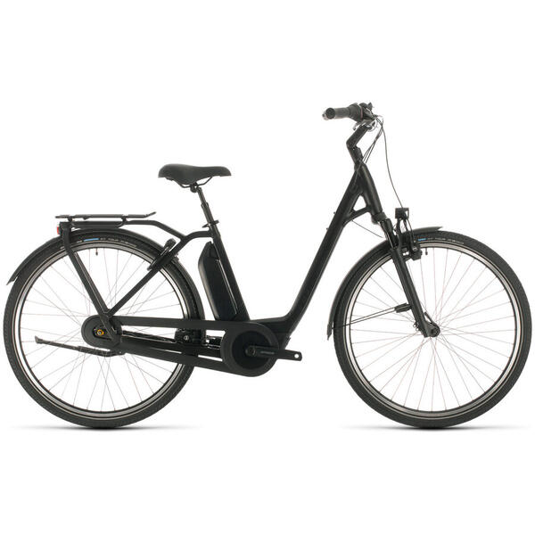 Bicicleta BICICLETA CUBE TOWN HYBRID EXC 500 EASY ENTRY Black Edition 2020