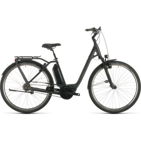 Bicicleta BICICLETA CUBE TOWN HYBRID SL 500 EASY ENTRY Iridium Gold 2020