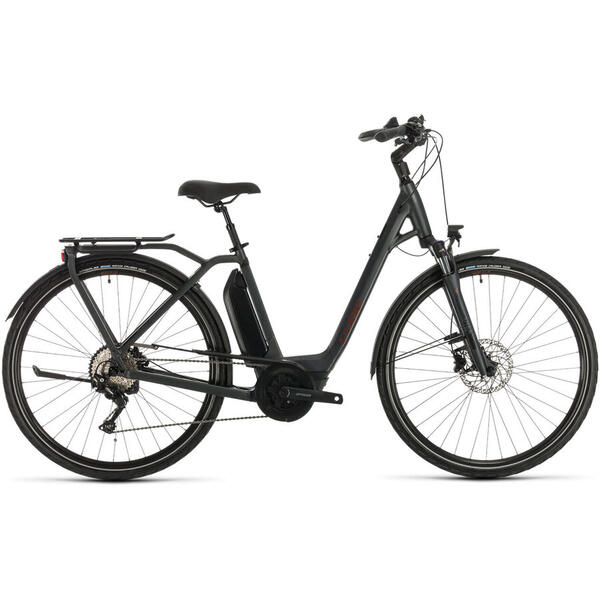 Bicicleta BICICLETA CUBE TOWN SPORT HYBRID PRO 500 EASY ENTRY Iridium Red 2020