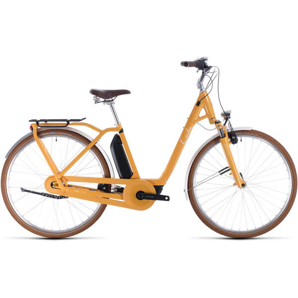 Bicicleta BICICLETA CUBE ELLA CRUISE HYBRID 400 EASY ENTRY Yellow White 2020