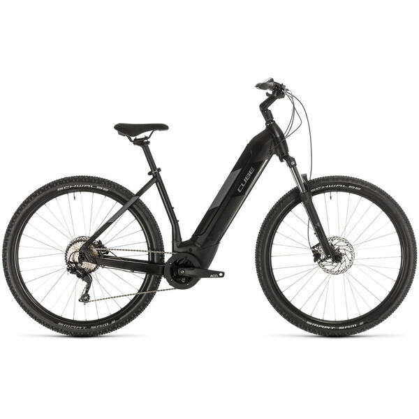 Bicicleta BICICLETA CUBE NURIDE HYBRID PRO 625 EASY ENTRY Black Grey 2020