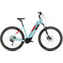 Bicicleta BICICLETA CUBE NURIDE HYBRID PRO 500 EASY ENTRY Glacierblue Red 2020