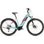 Bicicleta BICICLETA CUBE NURIDE HYBRID PRO 625 ALLROAD EASY ENTRY Glacierblue Red 2020