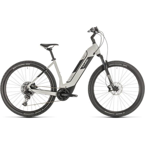 Bicicleta BICICLETA CUBE NURIDE HYBRID EXC 500 EASY ENTRY Grey Black 2020