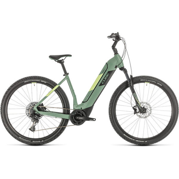Bicicleta BICICLETA CUBE NURIDE HYBRID EXC 500 EASY ENTRY Green Sharpgreen 2020