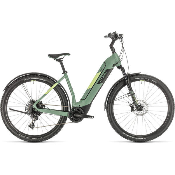 Bicicleta BICICLETA CUBE NURIDE HYBRID EXC 625 ALLROAD EASY ENTRY Green Sharpgreen 2020