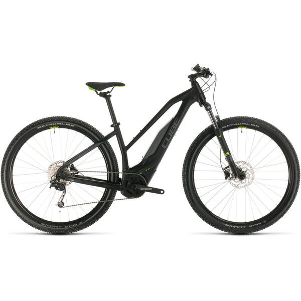 Bicicleta BICICLETA CUBE ACID HYBRID ONE 400 29 TRAPEZE Black Green 2020
