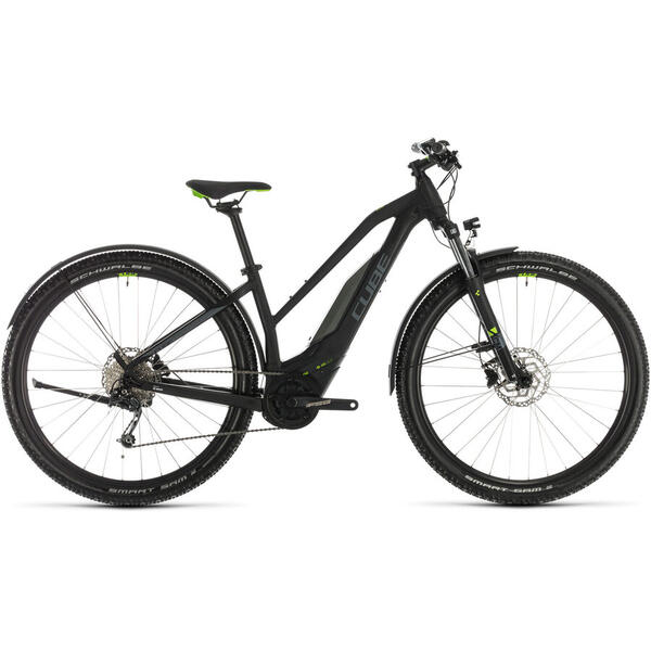 Bicicleta BICICLETA CUBE ACID HYBRID ONE 400 ALLROAD 29 TRAPEZE Black Green 2020