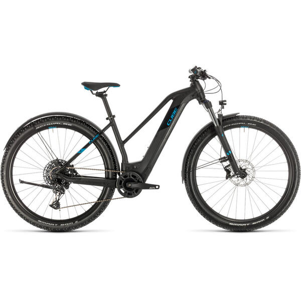 Bicicleta BICICLETA CUBE REACTION HYBRID EX 500 ALLROAD 29 TRAPEZE Black Blue 2020