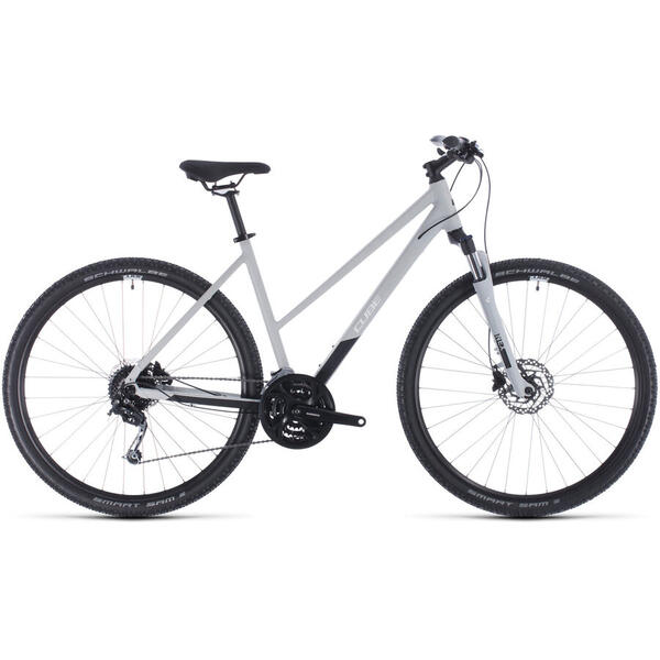 Bicicleta BICICLETA CUBE NATURE PRO TRAPEZE Grey White 2020