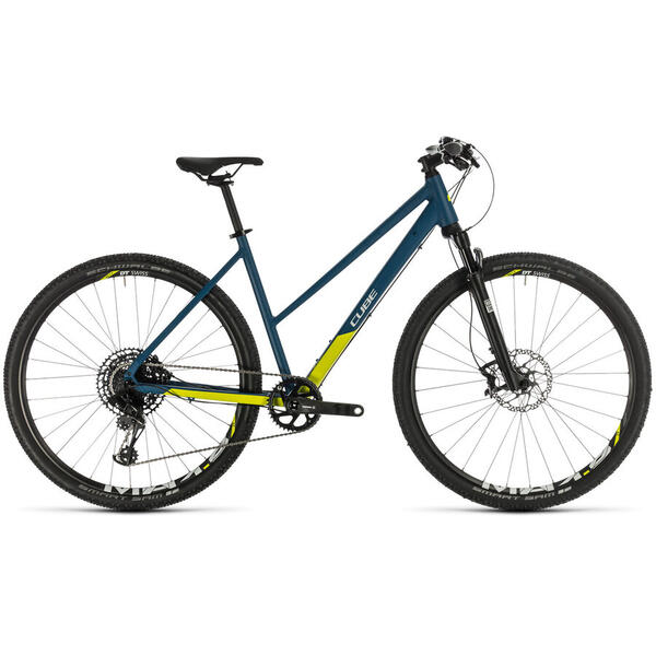 Bicicleta BICICLETA CUBE CROSS SL TRAPEZE Blue Lime 2020