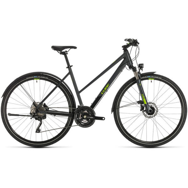 Bicicleta BICICLETA CUBE CROSS ALLROAD TRAPEZE Iridium Green 2020