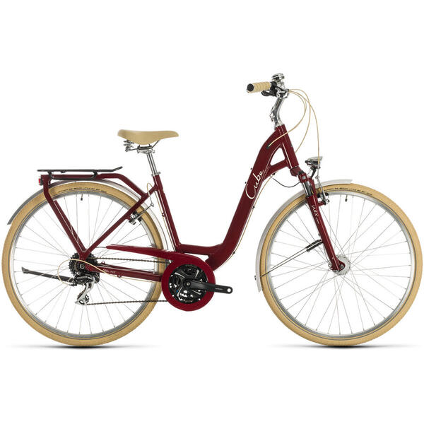 Bicicleta BICICLETA CUBE ELLA RIDE EASY ENTRY Red Cream 2020