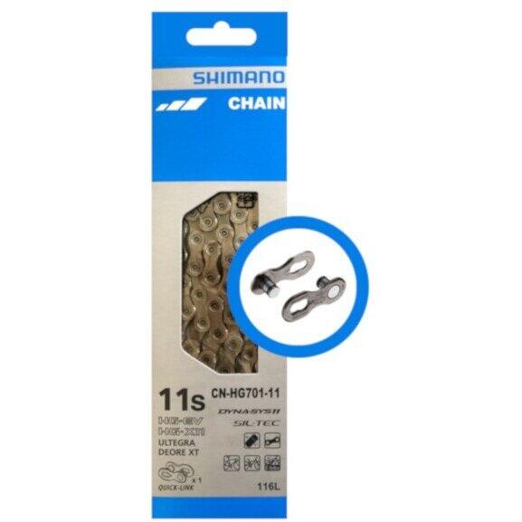 Shimano Lant CN-HG701-11, 11 viteze, 116 zale, cu quick link