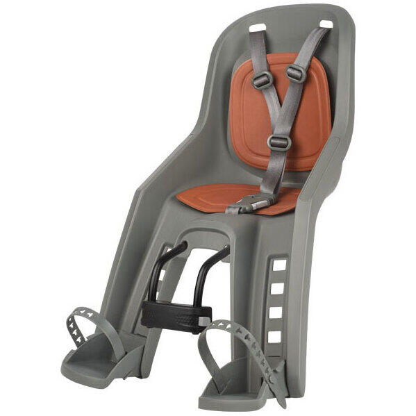 Polisport Scaun copil Bubbly Mini+ fata cu montare pe cadru, gri