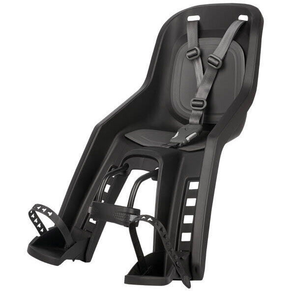 Polisport Scaun copil Bubbly Mini+ fata cu montare pe cadru, negru