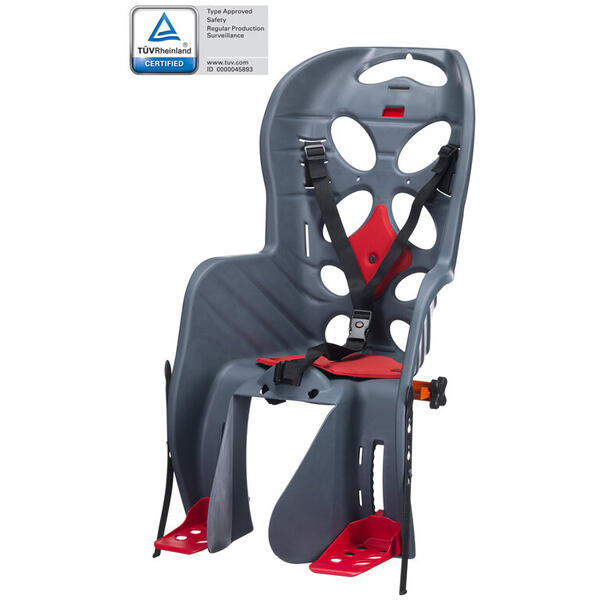 Scaun de copii HTP Fraach P de spate cu fix.pe portbagaj gri