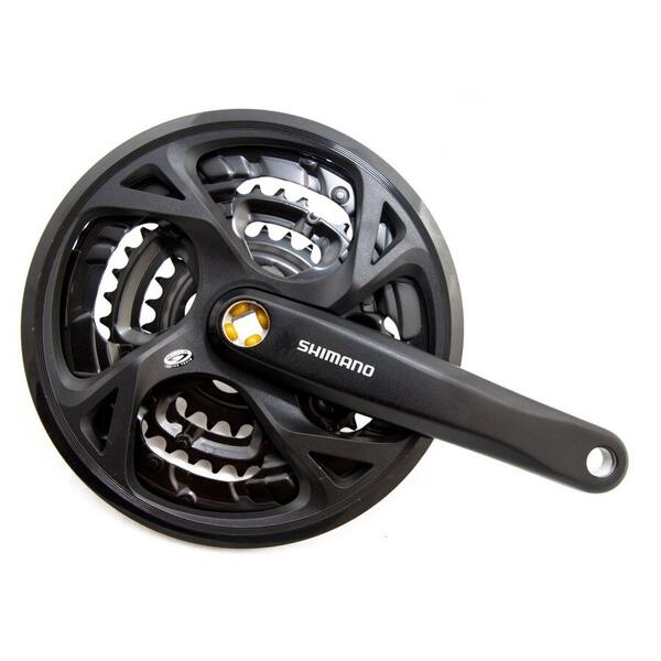 Angrenaj Shimano Acera FC-M371-L, 44x32x22T, brat 170mm, cu CG, Negru