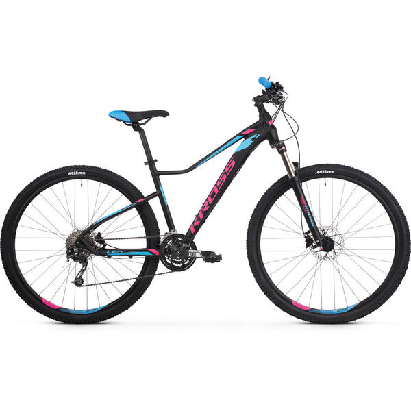 Bicicleta Kross Lea 8.0 29 DM black-pink-blue-matte 2020