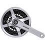 Angrenaj Shimano Tourney FC-TY501, brat 175 mm, 3 foi 42x34x24T, prindere patrata, cu aparatoare, arginitiu