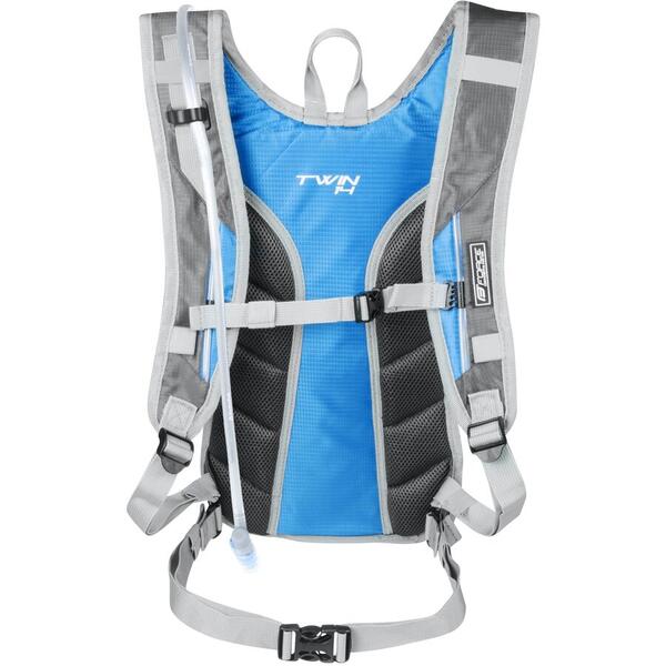Rucsac Force Twin Plus 14L + 2L Gri/Albastru