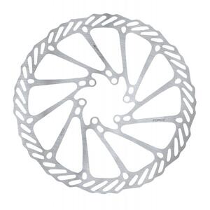 Disc frana Force-2 180 mm 6 gauri argintiu