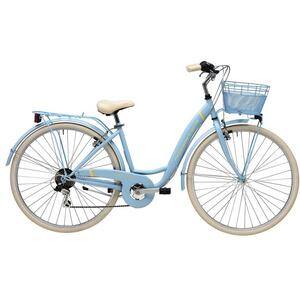 Bicicleta Adriatica Panda 28 Lady 6V albastru matt 42 cm