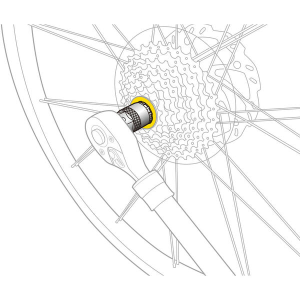 Topeak Cheie Pinioane si disc CenterLock FRW-Remover, TPS-SP39  Argintiu