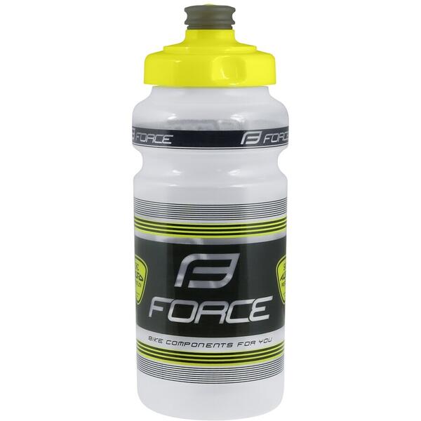 Bidon Force-SKC Tufo 0.5l transparent/negru-galben