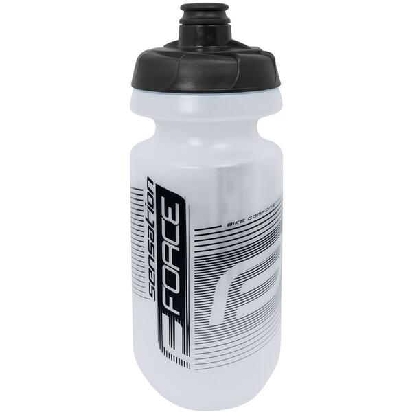 Bidon Force Sensation 0.62l transparent/negru