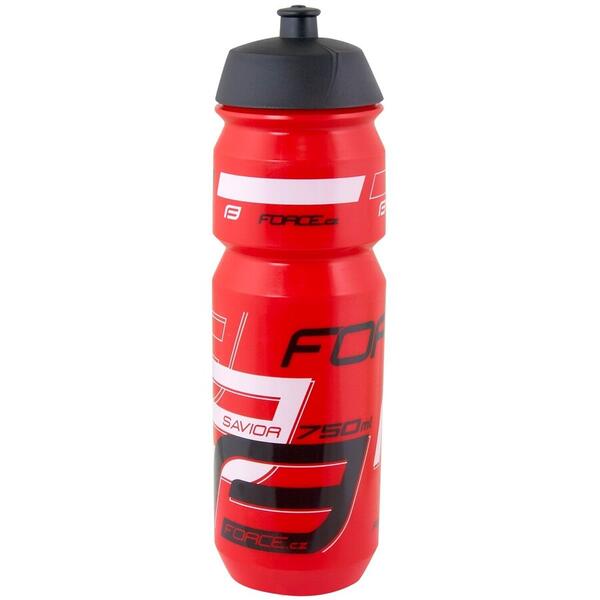 Bidon apa Force Savior 0.75l rosu/negru/alb