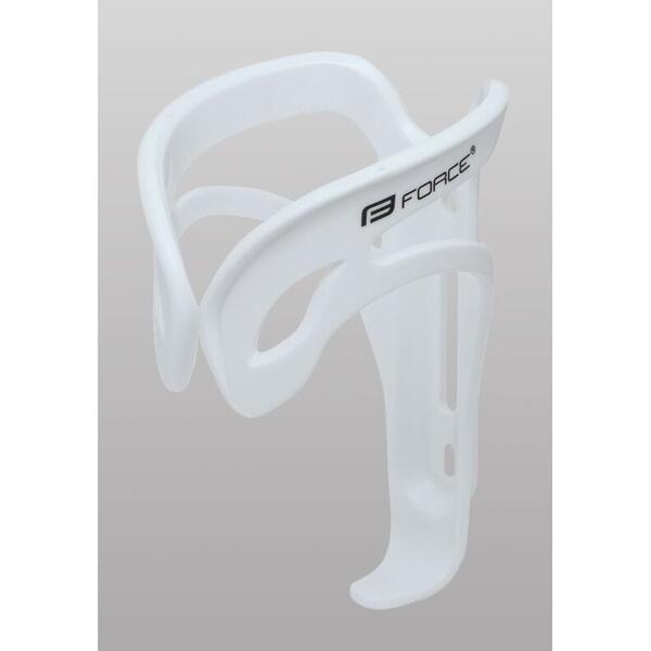 Suport bidon Force Lens plastic alb mat
