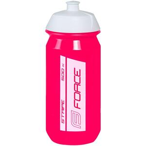 Bidon Force Stripe 0.5l roz/alb