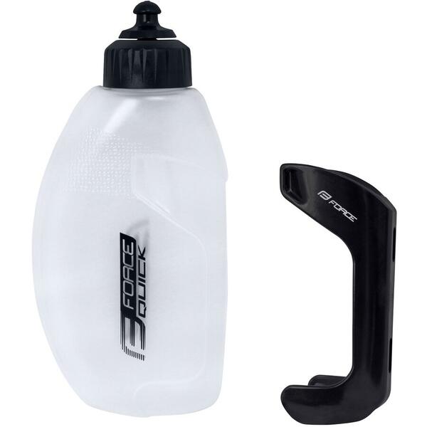 Bidon Force Quick timetrial 0.58l cu suport, transparent